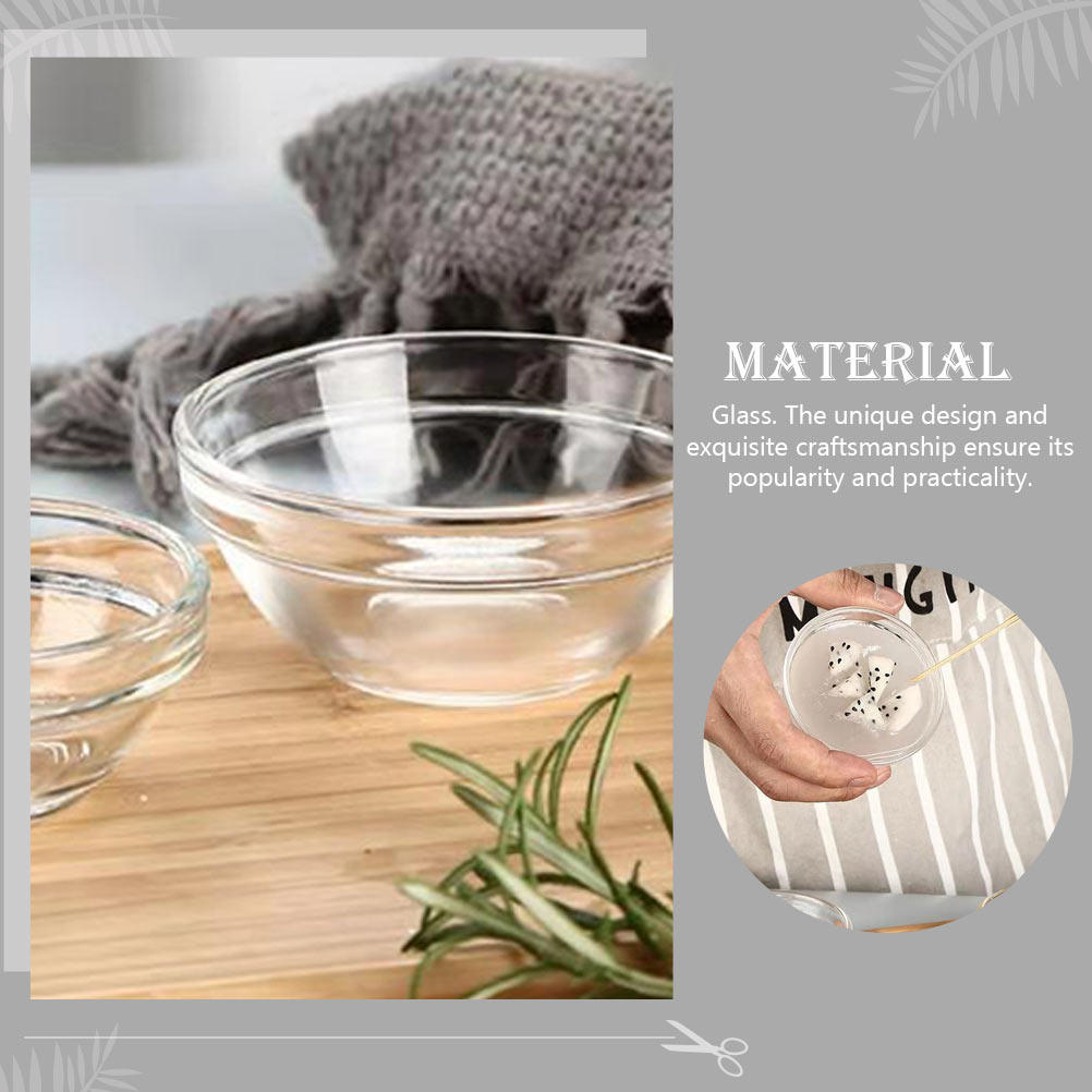 4Pcs Pudding Glass Bowls Jelly - Kitchen Glass Baking Set recension och pris