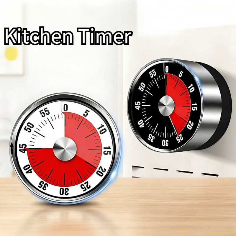 Stainless Steel Timer Magnetic - Baking Kitchen Hourly recension och pris