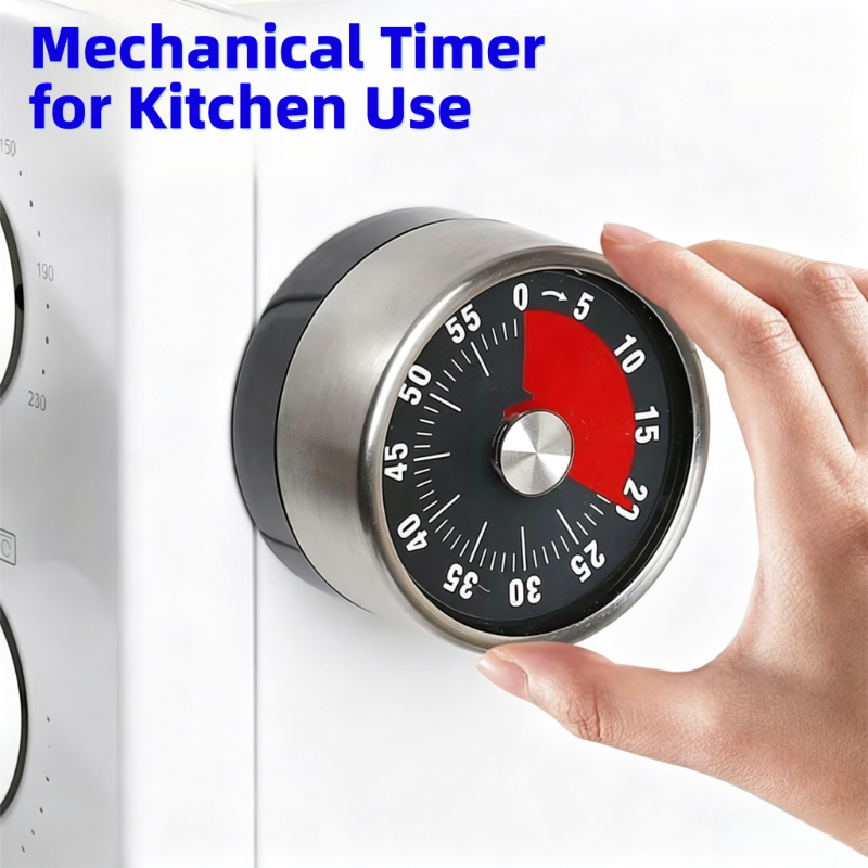 Stainless Steel Timer Magnetic - Baking Kitchen Hourly recension och pris
