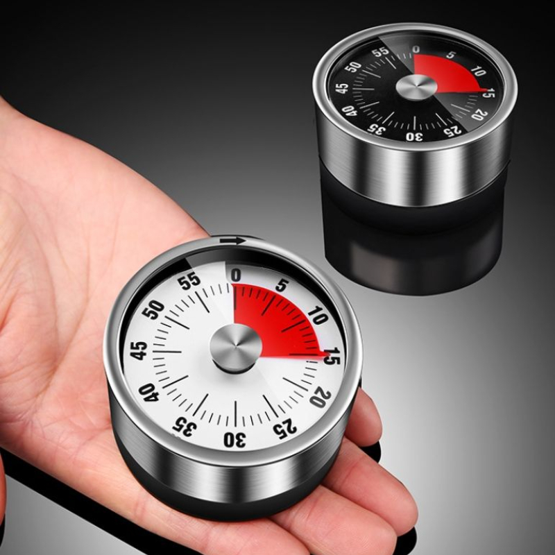 Stainless Steel Timer Magnetic - Baking Kitchen Hourly recension och pris