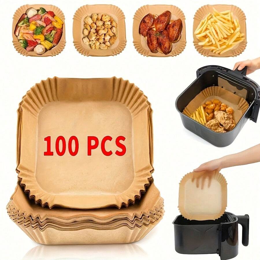 SGIAWETA-100pcs, Square Dispos - Kitchen Baking Gift Basket recension och pris