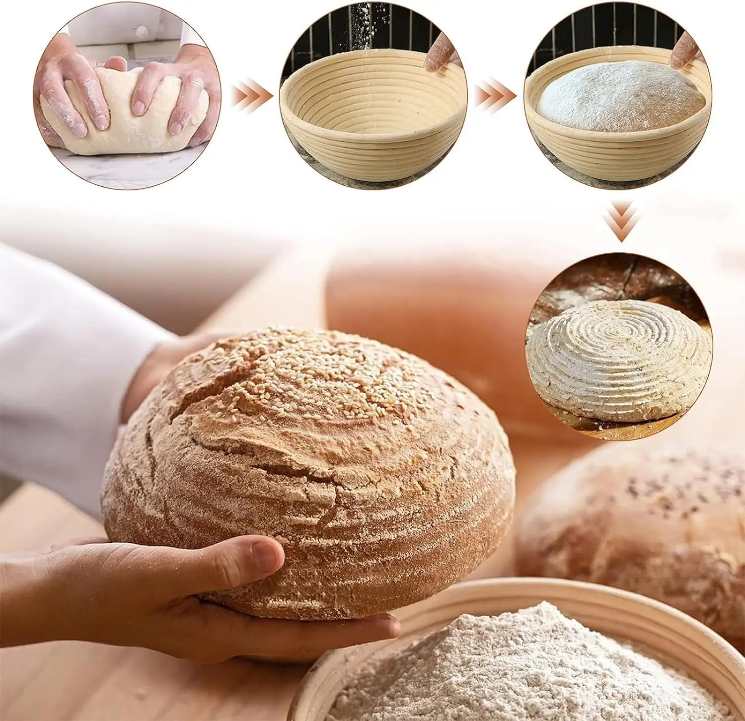 650ml Sourdough Starter Kit Gl - Kitchen Glass Baking Set recension och pris
