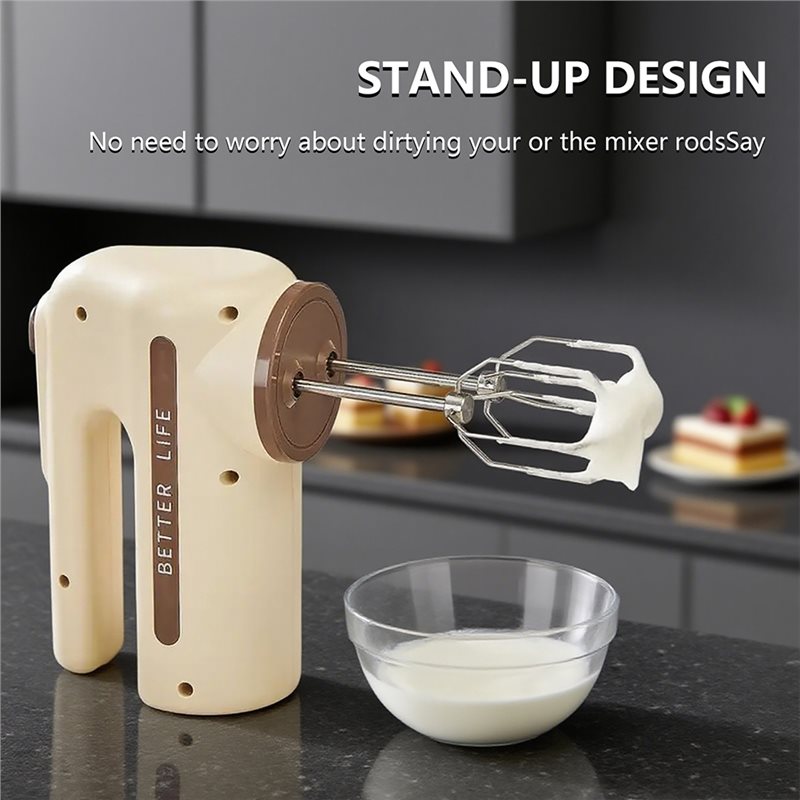 AC93-Cordless Electric Handhel - Kitchen Baking Ideas recension och pris