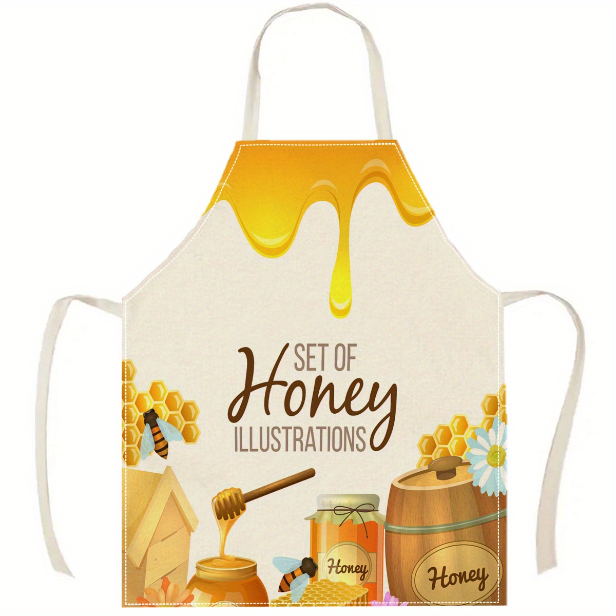 1pc Honey Bee Apron Sweet Kitc - Kitchen Baking Ideas recension och pris