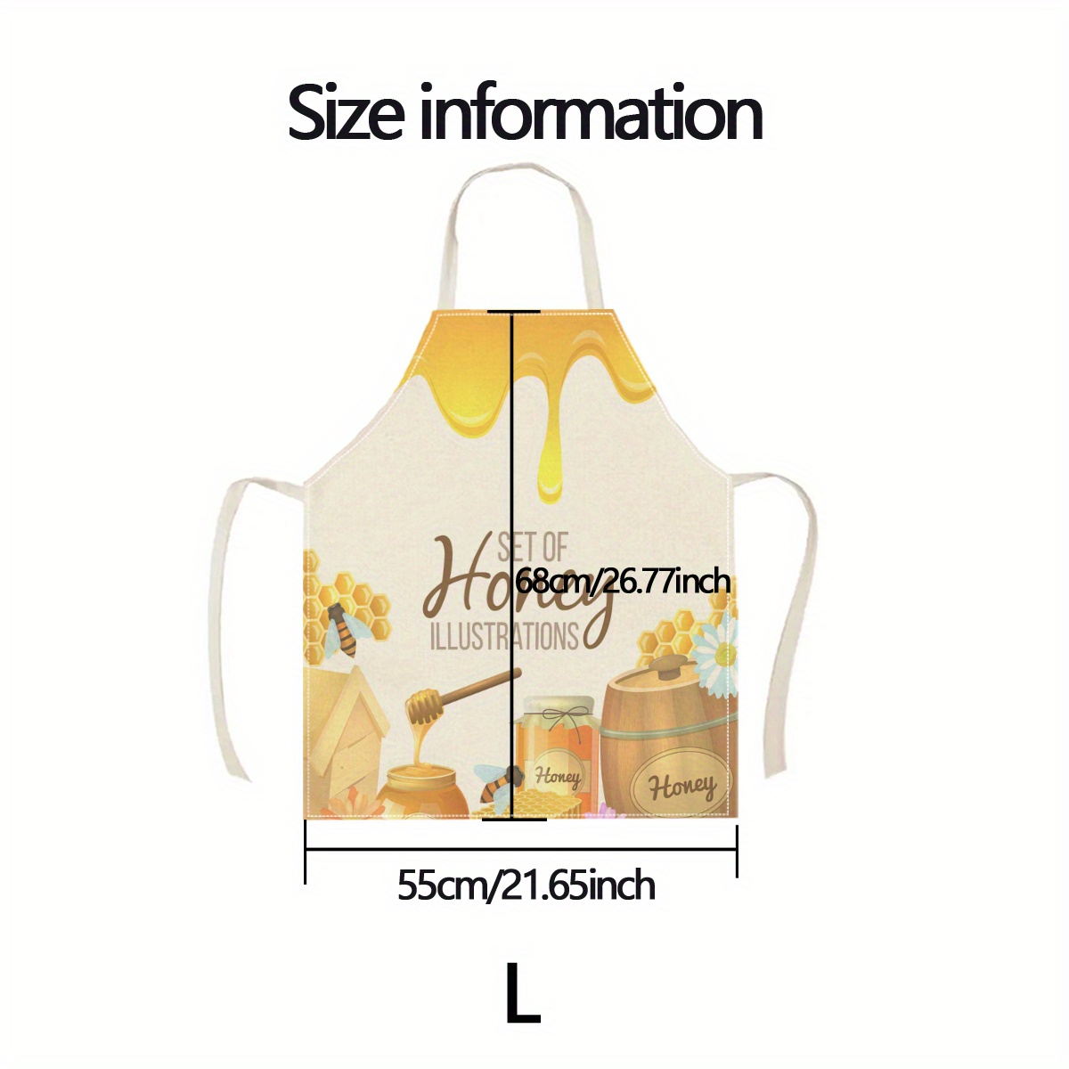 1pc Honey Bee Apron Sweet Kitc - Kitchen Baking Ideas recension och pris