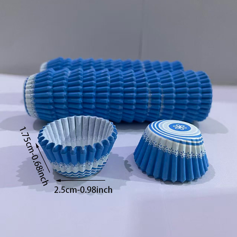 200Pcs/500Pcs/1000Pcs Blue Flo - Mini Kitchen Baking recension och pris