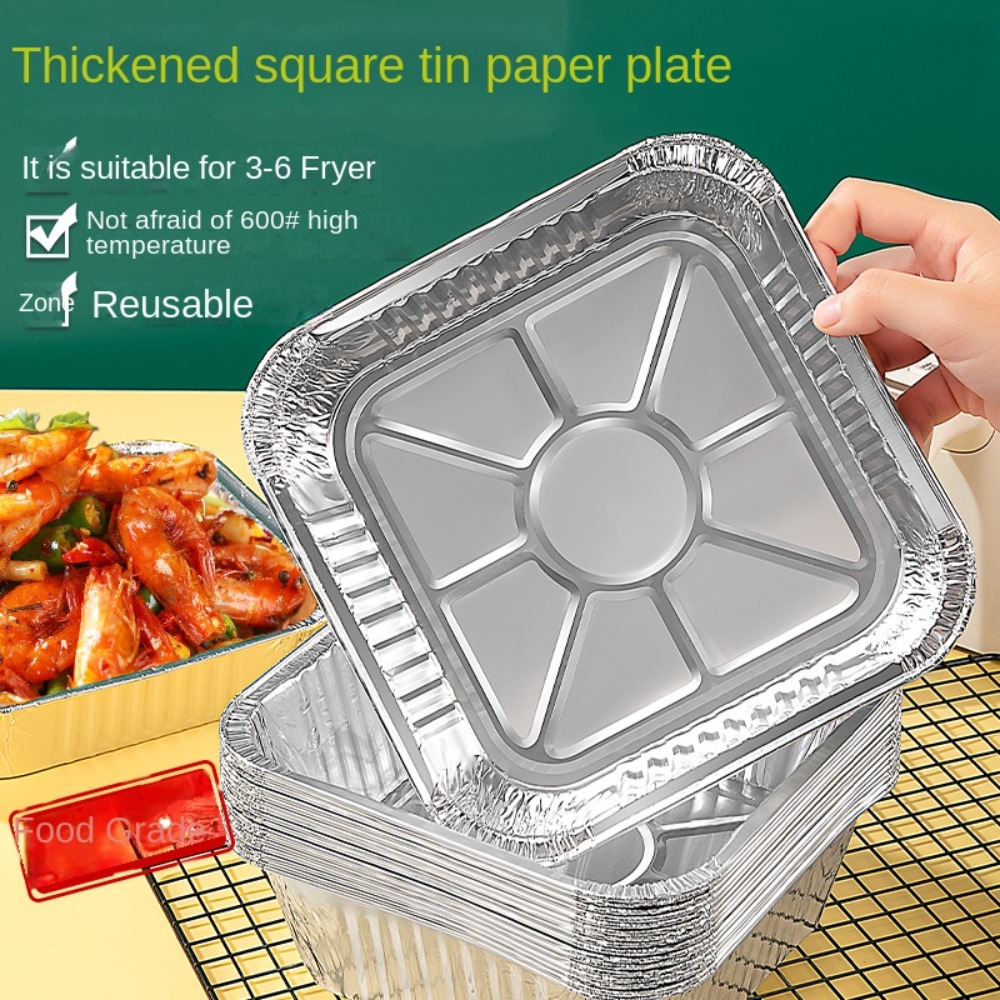 20CM Air Fryer Aluminum Foil P - Kitchen Baking Containers recension och pris