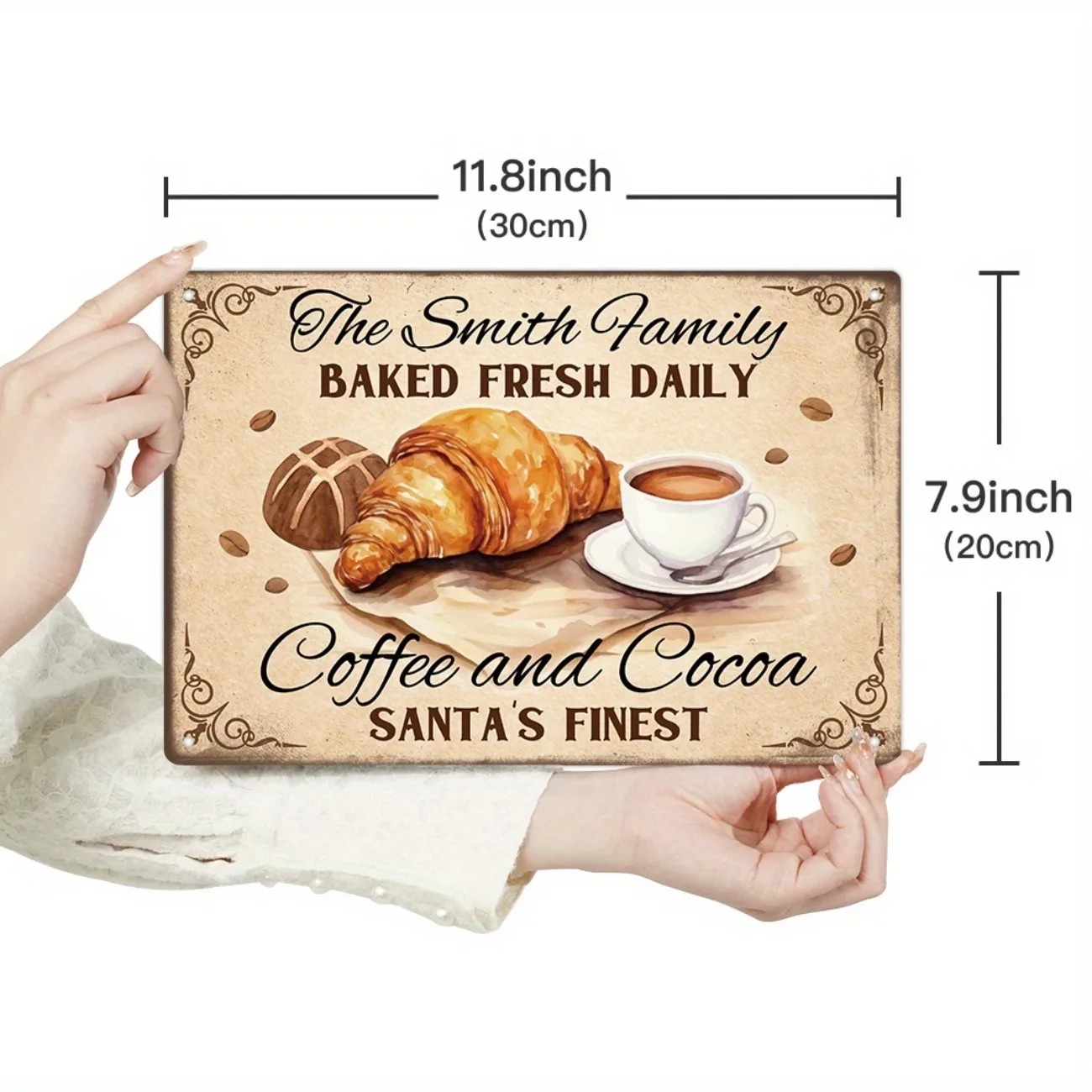 [2D Flat] Rustic Farmhouse Bak - Kitchen Baking Wall Art recension och pris