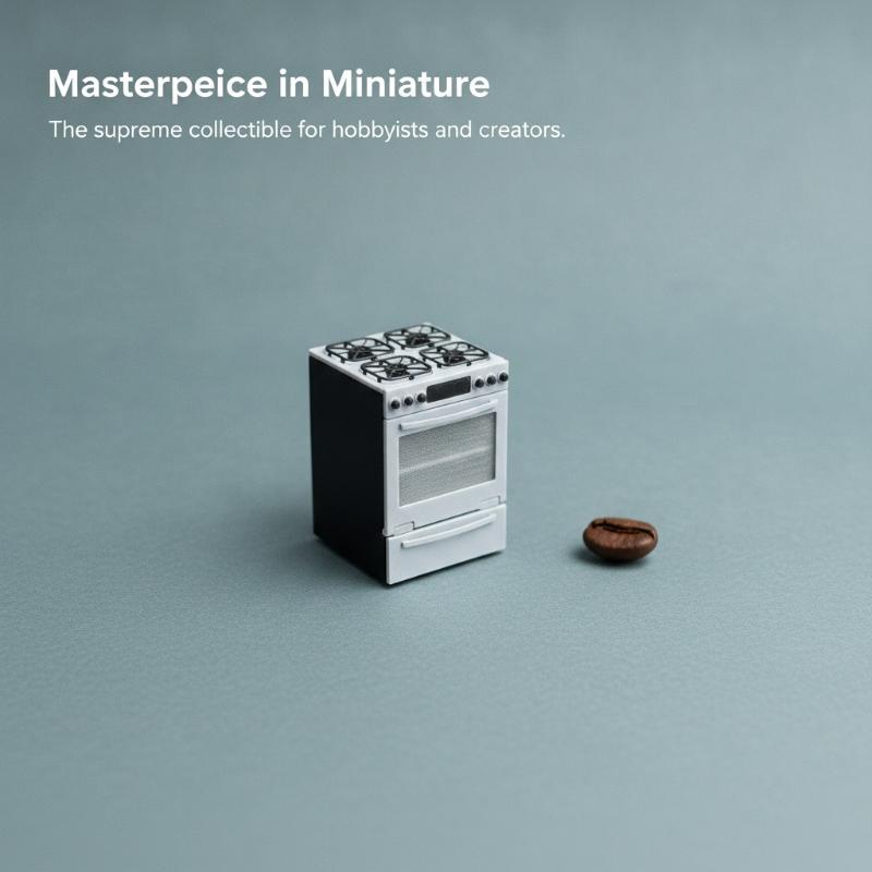 1/12 Miniature Gas Stove With  - Mini Kitchen Baking recension och pris