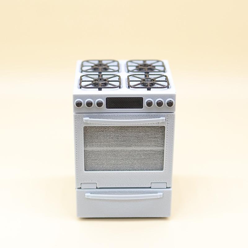 1/12 Miniature Gas Stove With  - Mini Kitchen Baking recension och pris