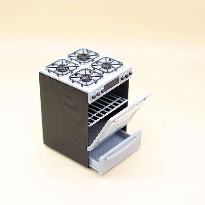 1/12 Miniature Gas Stove With  - Mini Kitchen Baking recension och pris