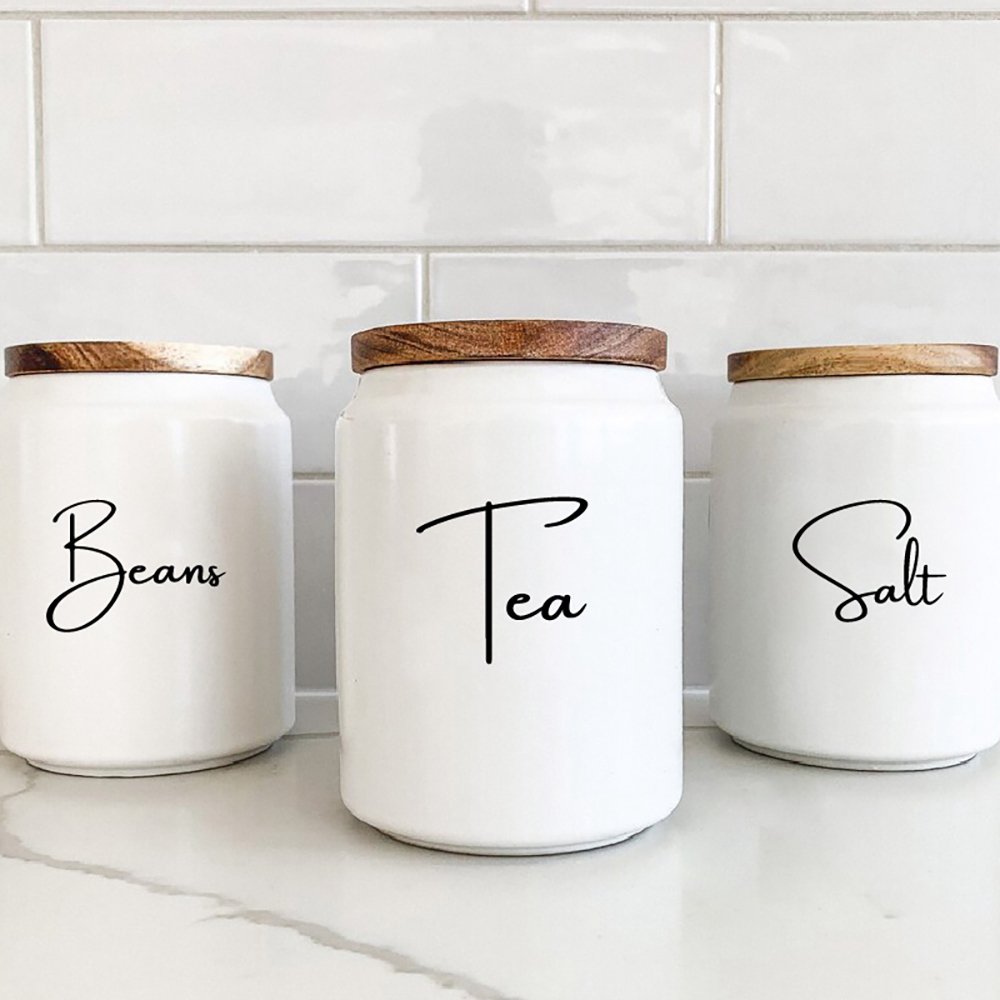 Kitchen Organization Canister  - Kitchen Baking Wall Art recension och pris