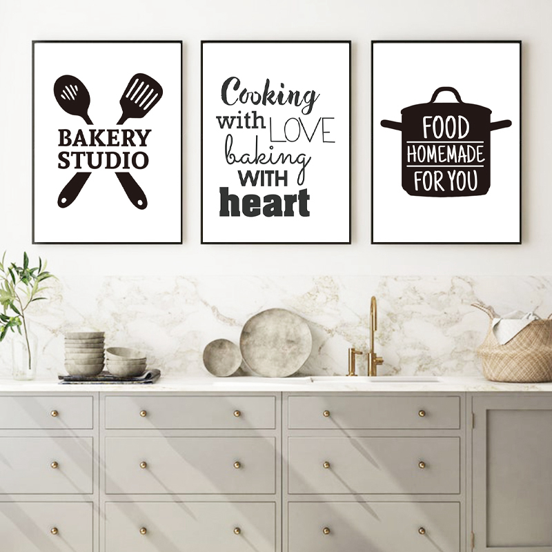 Cooking With Love Kitchen Quot - Kitchen Baking Wall Art recension och pris