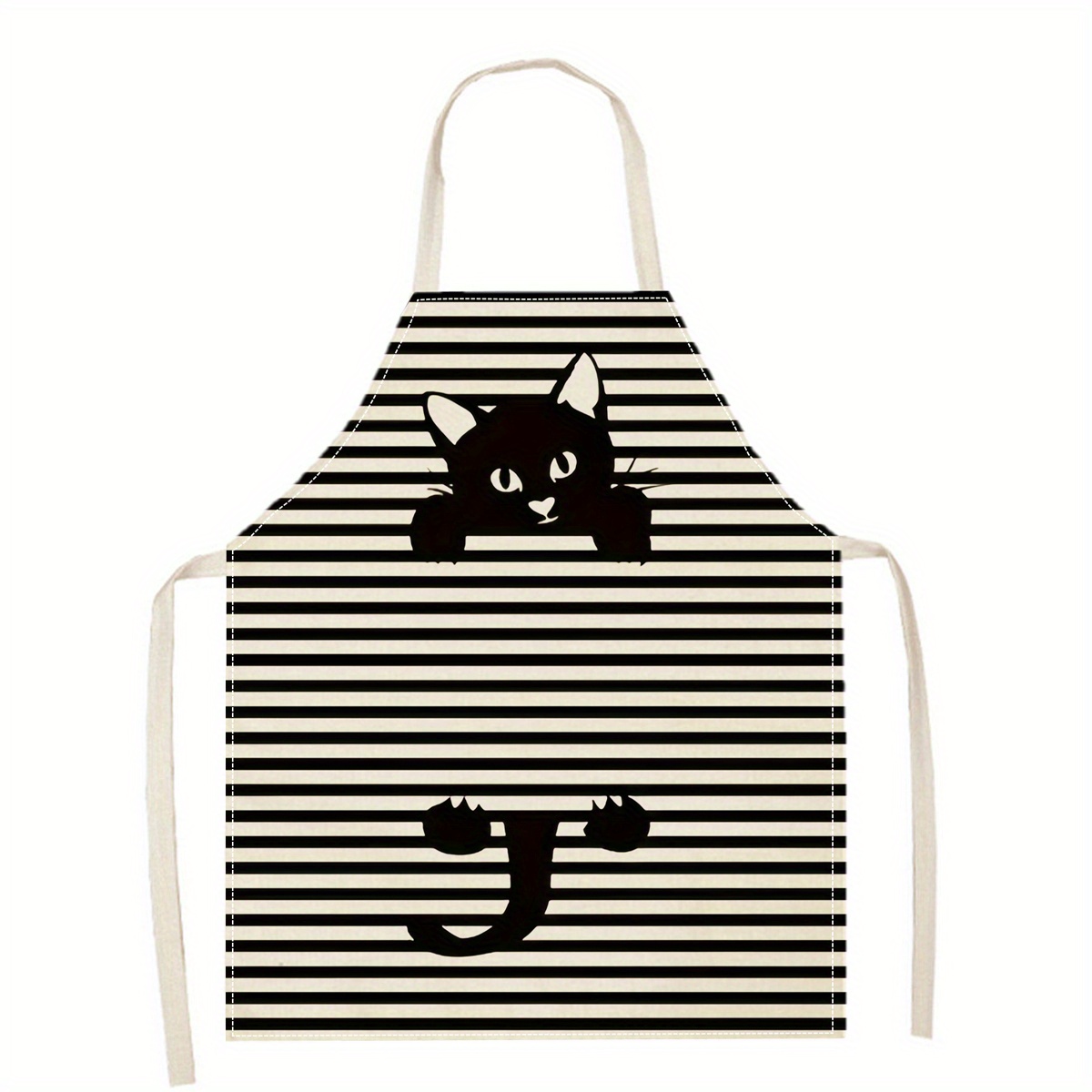 Linen Apron Funny Cat Sunglass - Kitchen Baking Ideas recension och pris