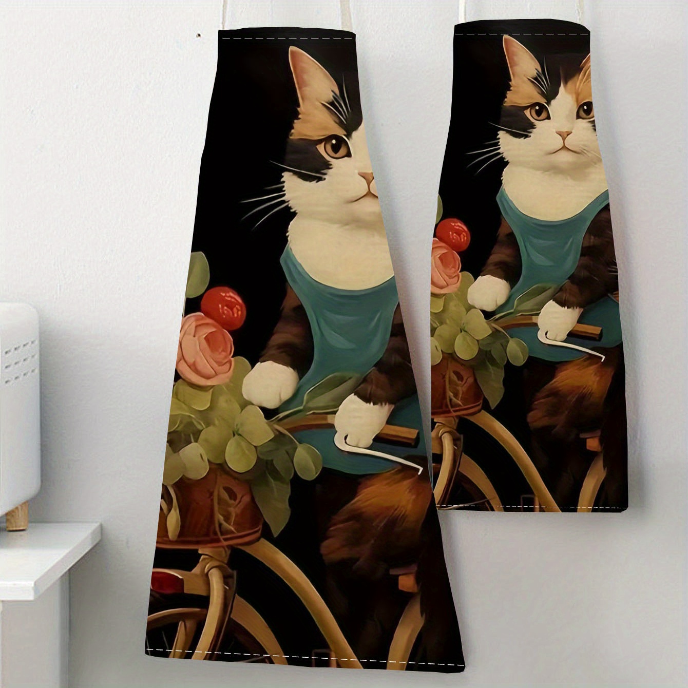 Linen Apron Funny Cat Sunglass - Kitchen Baking Ideas recension och pris