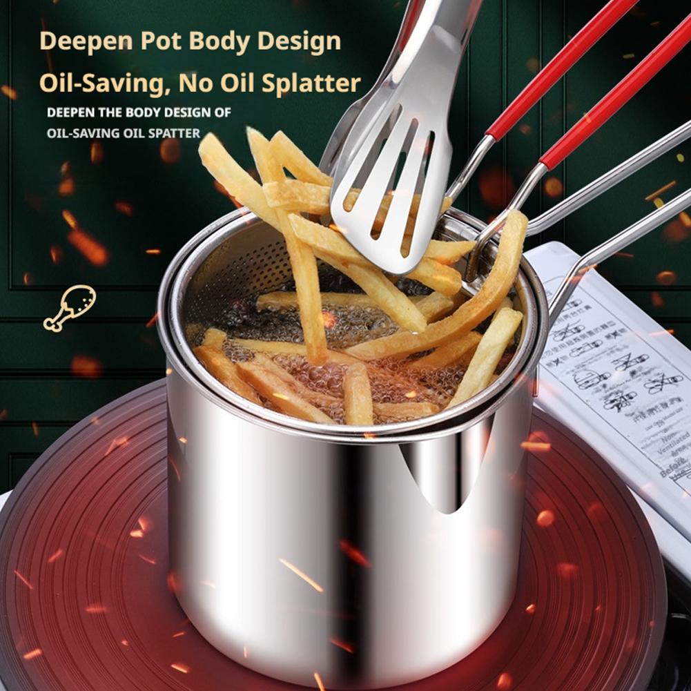 Stainless Steel Deep Fryer Pot - Miniature Baking Kitchen recension och pris