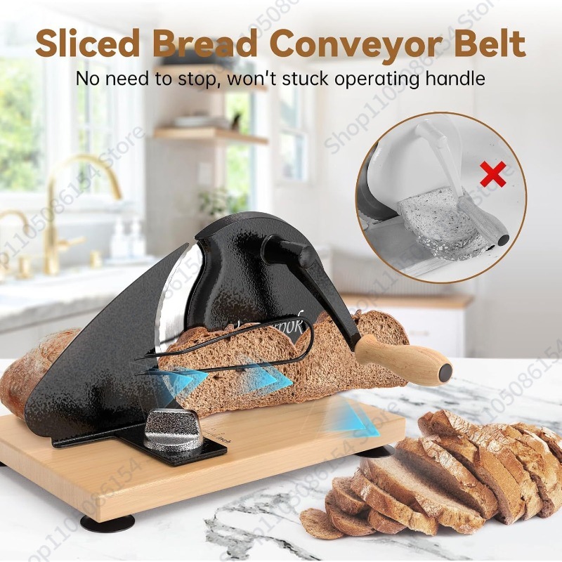Adjustable Manual Bread Slicer - Kitchen Baking Gift Basket recension och pris