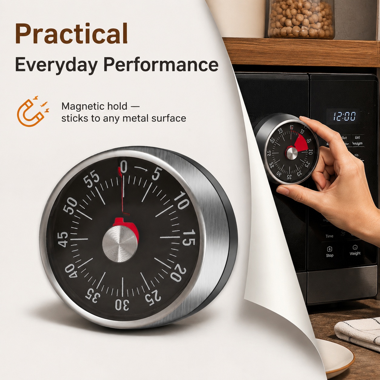 Visible Mechanical Timer, 60-M - Baking Kitchen Hourly recension och pris